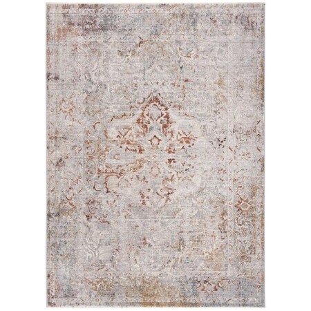 Safavieh 2 ft. 2 in. x 10 ft. Winston Collection Contemporary Rectangle Power Loomed Rug Grey & Silver WNT349F-210
